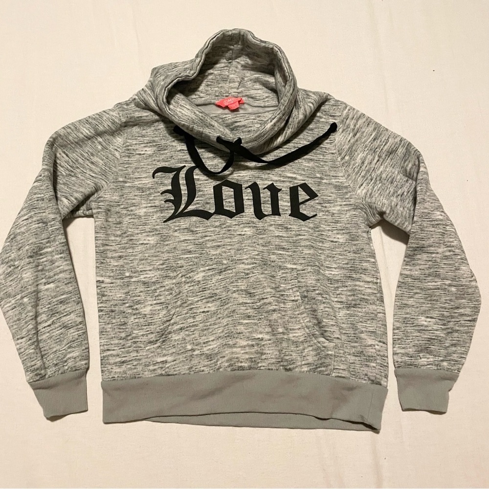 Mikk Athletica Love Long Sleeve Pullover Womens Size Large Sweater